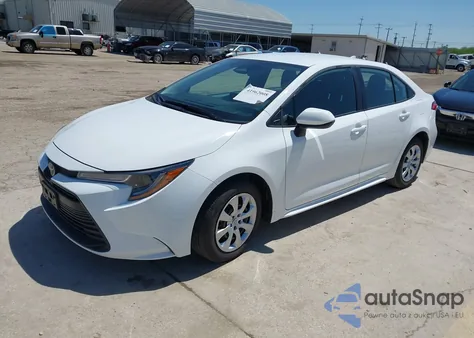 2025 Toyota Corolla Le z USA, uszkodzony, nr VIN 5YFB4MDE2SP238600